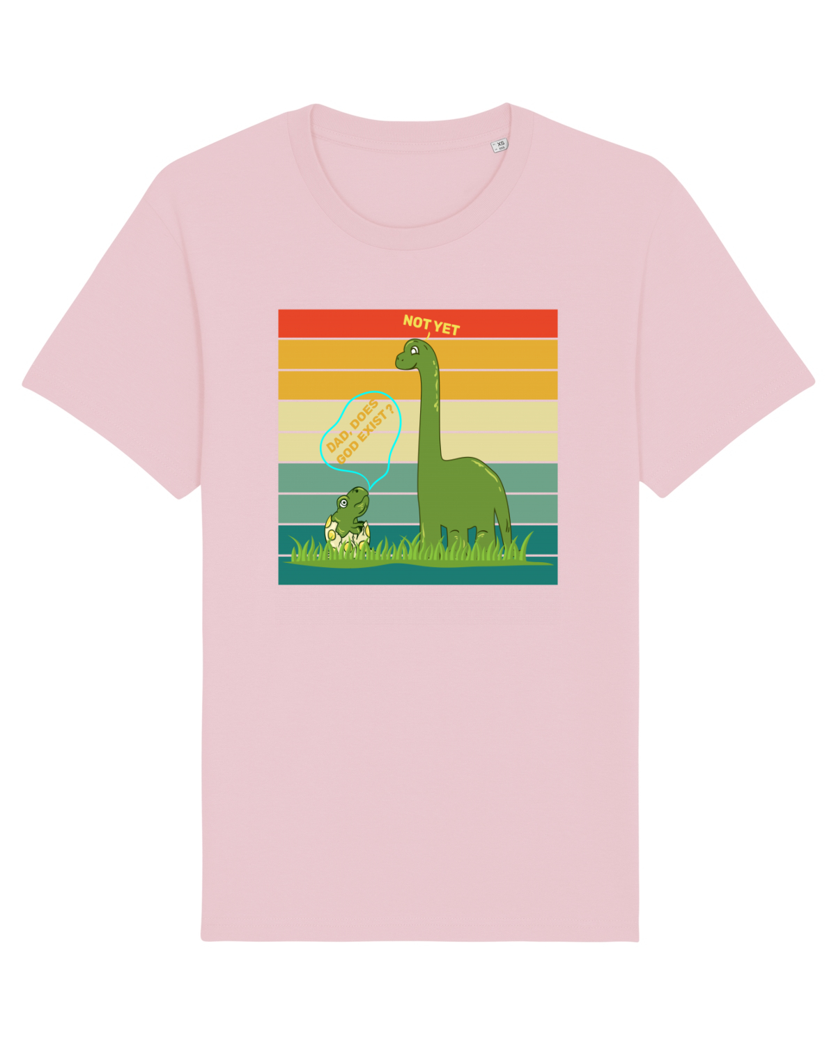 Tricou mânecă scurtă Unisex Rocker Cotton Pink