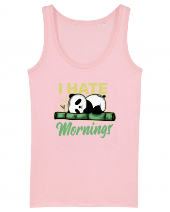 I Hate Mornings Cotton Pink