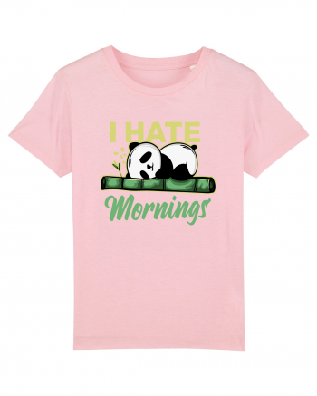 I Hate Mornings Cotton Pink