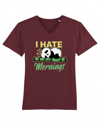 I Hate Mornings Burgundy