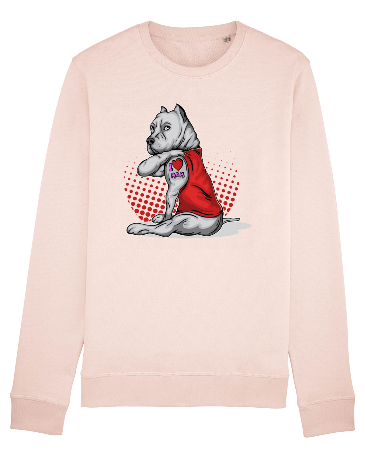 Bluză mânecă lungă Unisex Rise Candy Pink