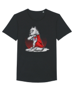 I Love  You Mom Tricou mânecă scurtă guler larg Bărbat Skater