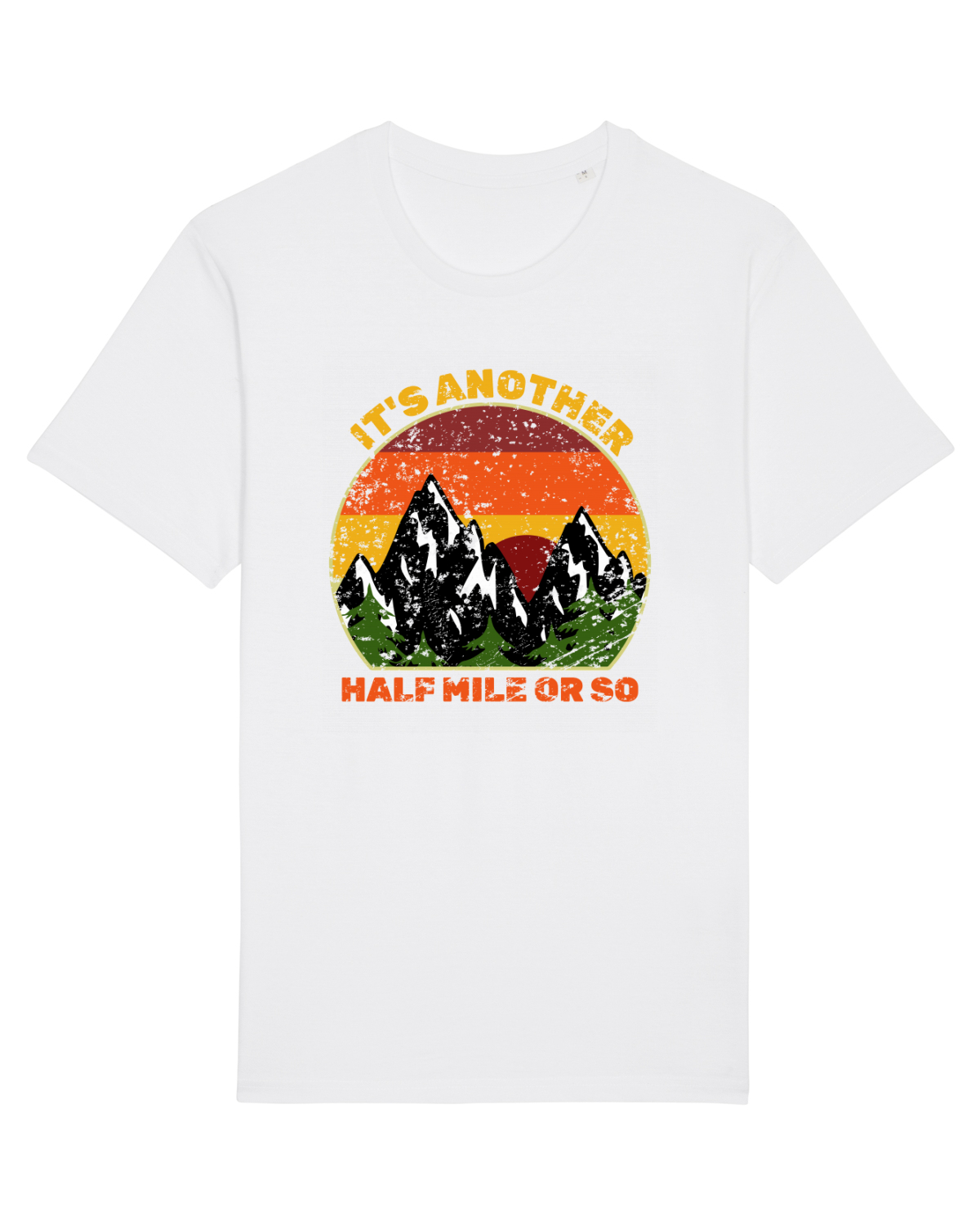 Tricou mânecă scurtă Unisex Rocker White
