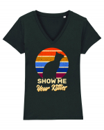 Show Me Your Kittens Tricou mânecă scurtă guler V Damă Evoker