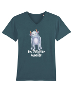 I'm Yety for Winter Tricou mânecă scurtă guler V Bărbat Presenter