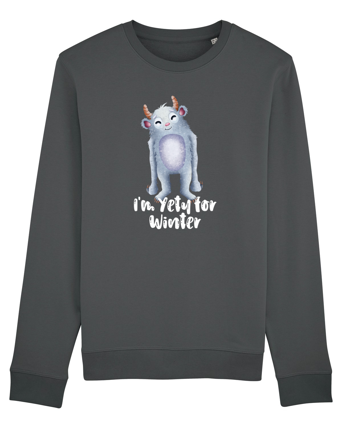 Bluză mânecă lungă Unisex Rise Anthracite