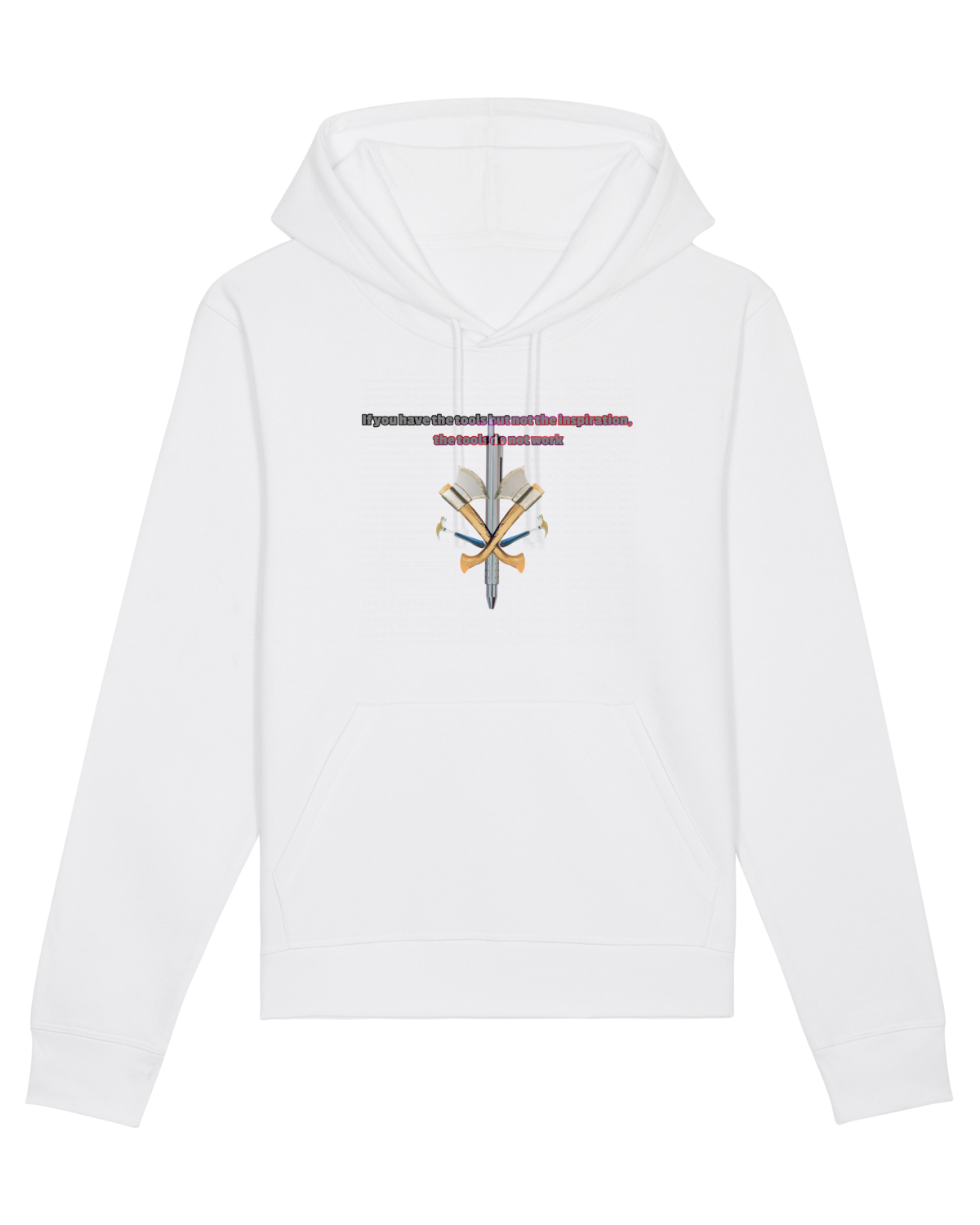 Hanorac Unisex Drummer White