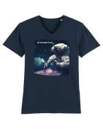 astronaut dj Tricou mânecă scurtă guler V Bărbat Presenter