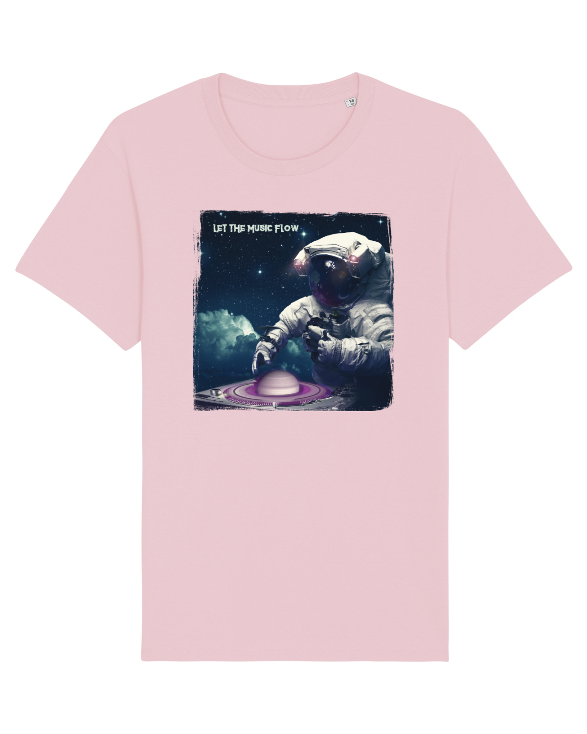 Tricou mânecă scurtă Unisex Rocker Cotton Pink