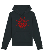 Snowflake of death red  Hanorac Unisex Drummer