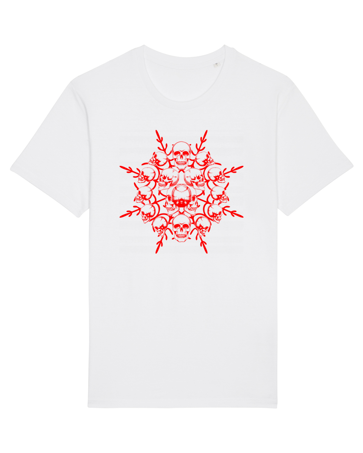 Tricou mânecă scurtă Unisex Rocker White