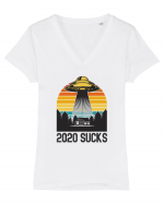 2020 Sucks Tricou mânecă scurtă guler V Damă Evoker