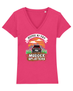 Aventura Cu Tracțiune 4x4 Tricou mânecă scurtă guler V Damă Evoker