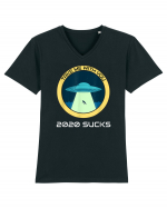 2020 Sucks Take Me With You Funny Alien Tricou mânecă scurtă guler V Bărbat Presenter