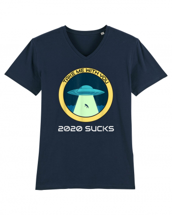 2020 Sucks Take Me With You Funny Alien French Navy