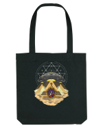 Alien Abduction Egyptian Pyramids  Sacoșă textilă