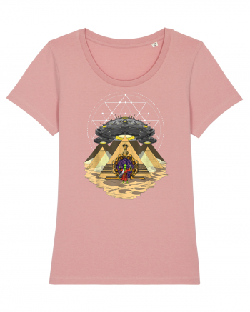 Alien Abduction Egyptian Pyramids  Canyon Pink