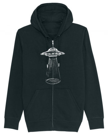 Alien Abduction Flying Saucer Black