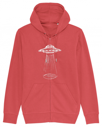 Alien Abduction Flying Saucer Carmine Red