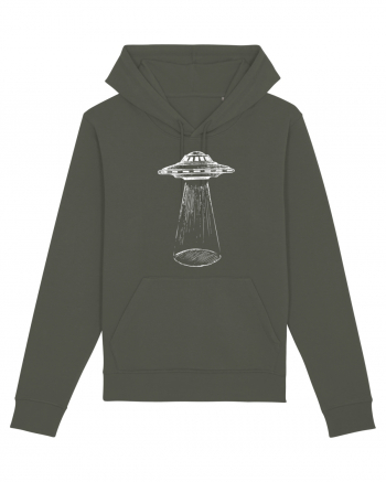 Alien Abduction Flying Saucer Khaki