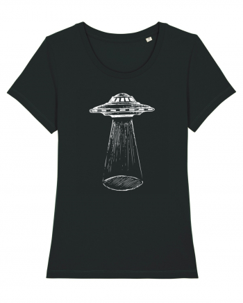 Alien Abduction Flying Saucer Black