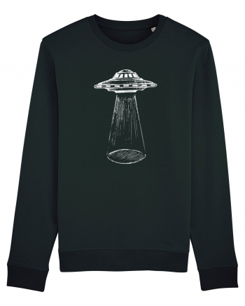 Alien Abduction Flying Saucer Black