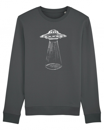 Alien Abduction Flying Saucer Anthracite