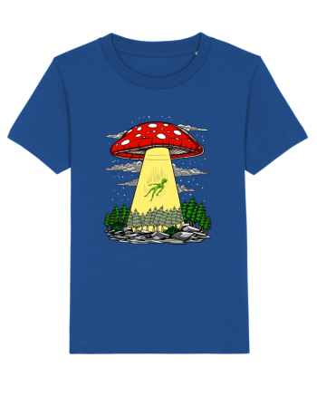 Alien Abduction Magic Mushroom Psychedelic Majorelle Blue
