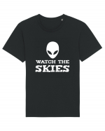 Alien Watch The Skies Tricou mânecă scurtă Unisex Rocker