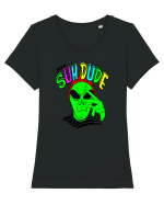 Alien Aha Suh Dude Tricou mânecă scurtă guler larg fitted Damă Expresser