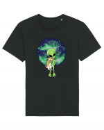 Alien and the Cat Tricou mânecă scurtă Unisex Rocker