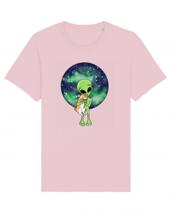 Alien and the Cat Cotton Pink