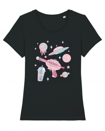 Alien Babe Pastel Goth Kawaii Black