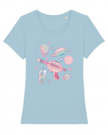 Alien Babe Pastel Goth Kawaii Sky Blue