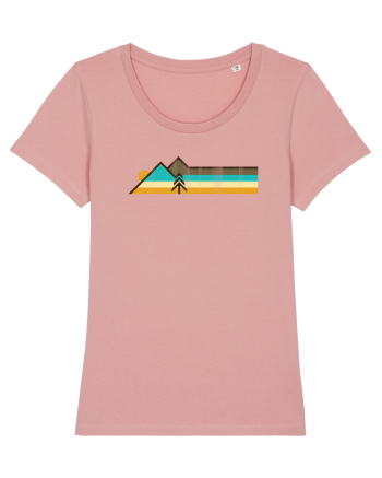 Munți în Stil Retro Canyon Pink