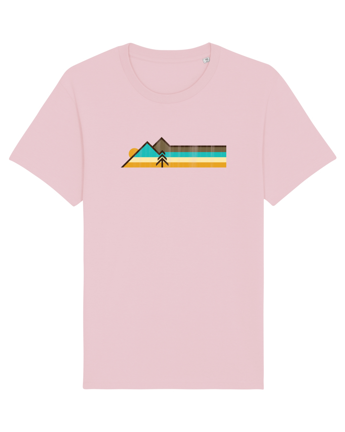 Tricou mânecă scurtă Unisex Rocker Cotton Pink