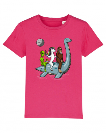 Alien Bigfoot Unicorn Riding Loch Ness Monster Cryptozoology Raspberry