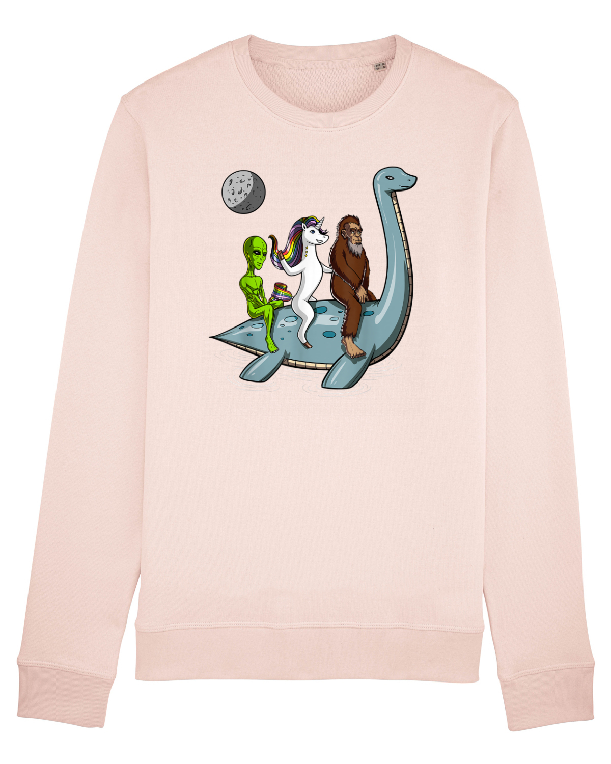 Bluză mânecă lungă Unisex Rise Candy Pink