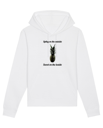 Spiky on the outside White