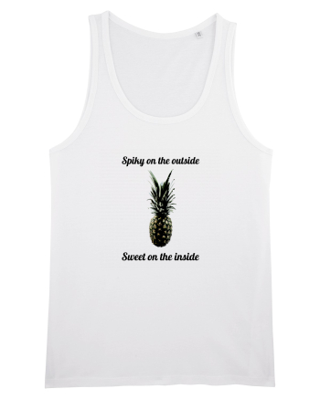 Spiky on the outside White