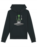 Alien Bong Smoking Weed Funny Stoner Hanorac Unisex Drummer