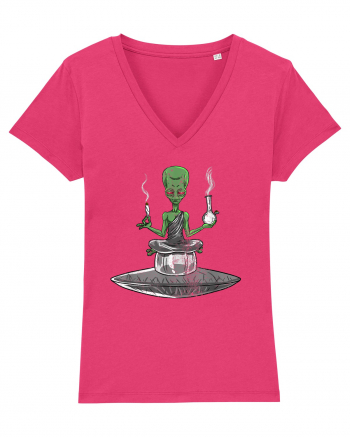 Alien Bong Smoking Weed Funny Stoner Raspberry