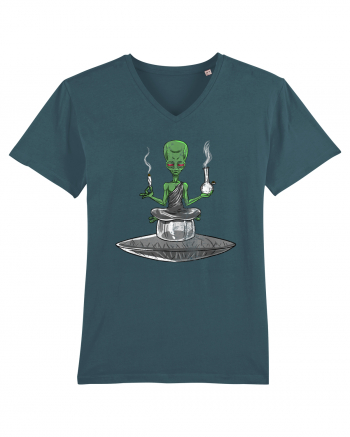 Alien Bong Smoking Weed Funny Stoner Stargazer