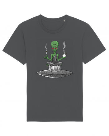 Alien Bong Smoking Weed Funny Stoner Anthracite