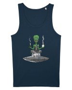 Alien Bong Smoking Weed Funny Stoner Maiou Bărbat Runs