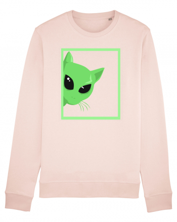 Alien Cat Peeking Candy Pink