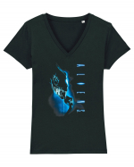 Alien Classic Blue Tricou mânecă scurtă guler V Damă Evoker