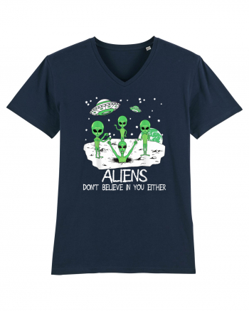 Alien Don't Believe In You Either Funny Alien French Navy