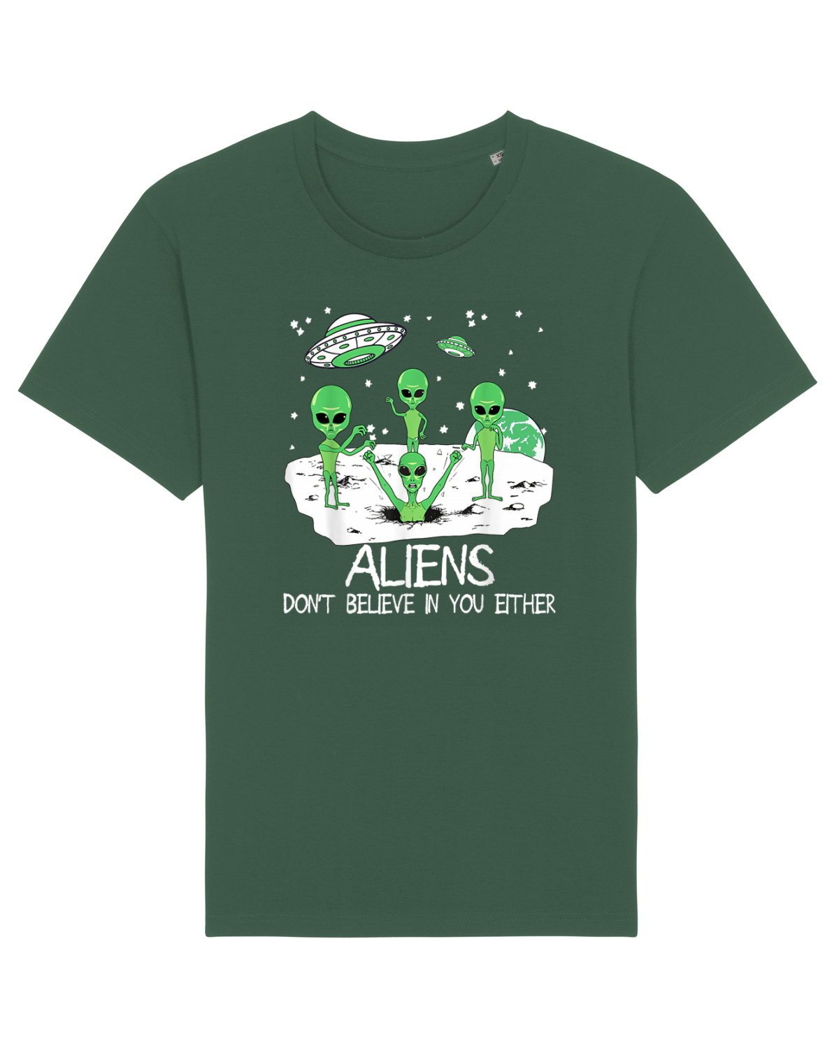 Tricou mânecă scurtă Unisex Rocker Bottle Green