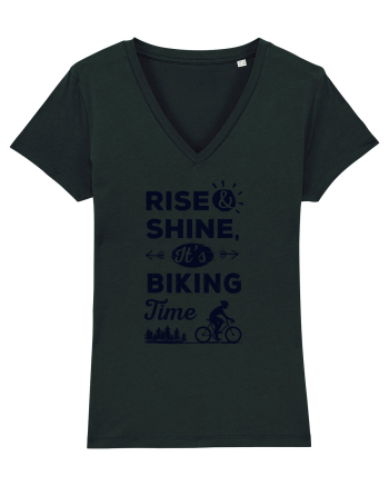 Rise and Shine BIKING Time Black